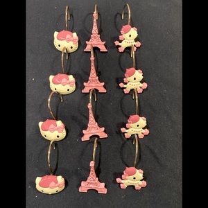 Hello Kitty Vintage Bonjour Shower Hooks